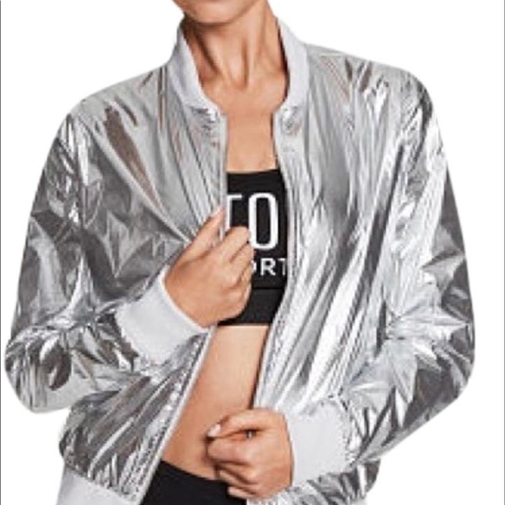 Silver Metallic Bomber